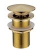 Донный клапан Boheme 612-MG MAT Gold (клик-клак)