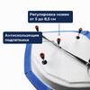 Акриловый поддон для душа с литым экраном RGW LUX/TN 90х90