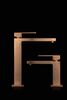 Cмеситель для раковины Qubic Copper Brushed 471-CB цвет медь