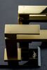 Смеситель для раковины Boheme Qubic Matt Gold 471-MG
