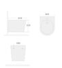 Boheme 973-B-BIDET Биде подвесной, Avva new Черный матовый