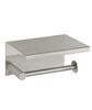 Держатель для туалетной бумаги с крышкой Boheme Uno Nickel Brush 10971-NB