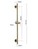 Душевая штанга Uno COPPER BRUSHED Boheme 420-CB