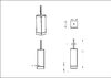 Ерш настенный Qubic Gold Boheme 10734-G