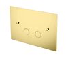 Клавиша смыва Boheme для инсталляции Geberit 300 GOLD ультраплоская 647-G