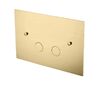 Клавиша смыва Boheme для инсталляции Geberit 300 MATT GOLD ультраплоская 647-MG