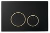 Клавиша смыва Boheme для инсталляции Geberit 300 BLACK GOLD, круглая 663