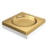 Мыльница квадратная Qubic Matt Gold Boheme 10960-MG