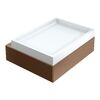 Мыльница настенная Qubic Brushed Bronze Boheme 10723-BRB