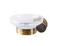 мыльница настенная Boheme Royal Cristal 10923-BR бронза
