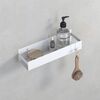 Полка подвесная + 2 крючка MATT WHITE Boheme 10965-MW