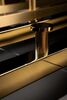 Полотенцесушитель электрический Boheme электрический 2-трубы квадратный GOLD 728-G