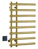 Полотенцесушитель электрический круглый сухой Boheme Uno GOLD 722-G