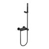 Смеситель для ванны Boheme STICK 123-BB.4 BLACK с ручкой SPIRALE