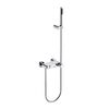 Смеситель для ванны Boheme STICK 123-CRCR.4 CHROME с ручкой SPIRALE