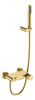 Смеситель для ванны Boheme STICK 123-MG Matt Gold с ручкой DIAMOND