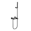 Смеситель для ванны Boheme STICK 123-SGM.3 Shine Gun Metall c ручкой LINEA