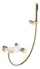 Смеситель Boheme STICK для ванны WHITE TOUCH GOLD 123-WG.2 цвет золото глянцевое