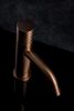 Смеситель Boheme STICK для раковины COPPER BRUSHED DIAMOND 121-CB цвет медь