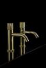 Смеситель Boheme STICK 121-MG.3 для раковины Mat Gold LINEA