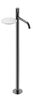 Смеситель Boheme STICK напольный для раковины GUN METAL LINEA 120-GM.3 цвет вороненая сталь