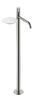 Смеситель Boheme STICK напольный для раковины Nikel Brush с ручкой LINEA 120-NB.3 цвет никель