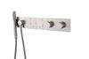 Смеситель Boheme ZODIAC THERMO с ручным душем NIKEL BRUSH 133-SYS-NB цвет никель