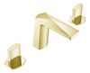 Смеситель для раковины Boheme VENTURO Matt Gold, ручка ICE 150-MG-ICE