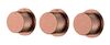 Смеситель Boheme встроенный STICK DIAMOND COPPER BRUSHED 3-х проходной 124-3-CB.1 цвет медь
