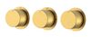 Смеситель Boheme встроенный STICK DIAMOND MATT GOLD 3-х проходной 124-3-MG.1 цвет матовое золото