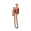 Смеситель Boheme гигиенический Qubic Copper Brushed 477-CB цвет медь