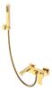 Смеситель для ванны с душем Boheme Qubic Shinny Gold 473-G