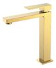 Смеситель для раковины высокий Boheme Qubic Matt Gold 472-MG