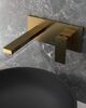 Смеситель для раковины из стены Boheme Qubic Bronze 475-BR