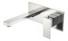 Смеситель для раковины из стены Boheme Qubic Brushed Nickel 475-NB