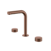 Смеситель Boheme на столешницу STICK SPIRALE на 3 отв. BRUSHED BRONZE 152-BRB.4 цвет бронза