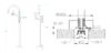 Смеситель напольный Boheme Uno Matt White 469-MW