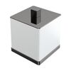 Стакан для ватных дисков Qubic Shine Gun Metal Boheme 10964-SGM