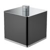 Стакан с крышкой Boheme Q 10964-B-CR настольный черный с хромом