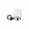 Стакан настенный ROYALE CRISTAL BLACK ХРОМ Boheme 10924-CR-B