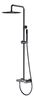 Стойка для душа STICK Shine Gun Metal DIAMOND 128-SGM цвет вороненая сталь