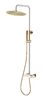Стойка для душа STICK WHITE DIAMOND GOLD 128-WG цвет белый глянец