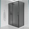 Душевой угол Veconi Evo 100SP B 1200х700x1950, черный матовый, тонированное стекло