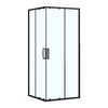 Душевой уголок Loranto NEO 100x100x190 прозрачное закаленное стекло 5 мм, профиль черный (CS-21809B-100)