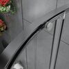 Душевой уголок Azario Шанхай 1000х1000х1950 четверть круга, прозрачное стекло 6 мм, профиль графит матовый (AZ-S43-100-MGR-CL)