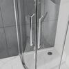 Душевой уголок Azario Шанхай 800х800х1950 четверть круга, прозрачное стекло 6 мм, профиль хром (AZ-S43-80-CH-CL)