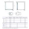 Душевой уголок Vegas-glass Z+ZPV Inside 60*70 12 01 стекло прозрачное, профиль медь, 60х70 см