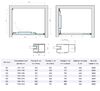 Душевая дверь Vegas-glass ZP Inside 110 02M Moru стекло Moru, профиль черный матовый, 110х200 см. Размер регулировки 109-111 см.