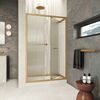 Душевая дверь Vegas-glass ZP Inside 110 03 Moru стекло Moru, профиль золото матовое, 110х200 см. Размер регулировки 109-111 см.