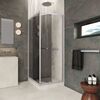 Душевой уголок Vegas-glass Z+ZPV Inside 70*70 07 07 стекло графит, профиль матовый хром, 70х70 см